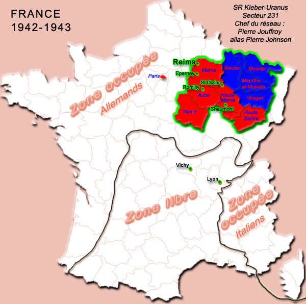 1940 - ligne de démarcation