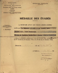 Médaille des évadés