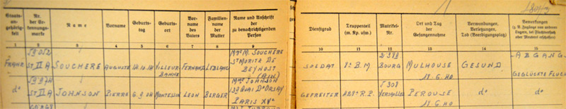 Liste  évasions Stalag II A